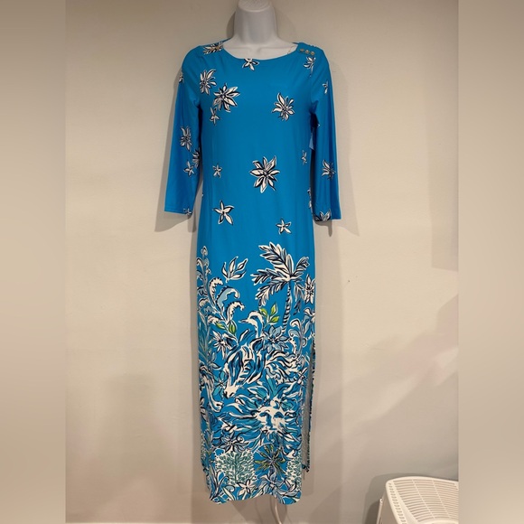 LILLY PULITZER  UPF 50+ ChillyLilly Seralina Maxi Dress⭐️ - Picture 11 of 16
